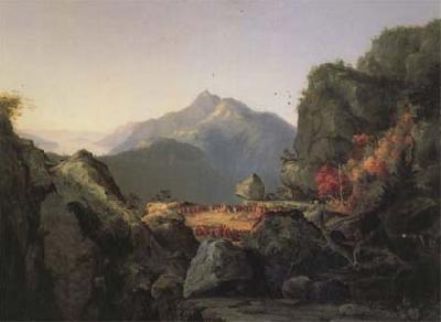 Thomas Cole Landscape Scene from Sweden oil painting art